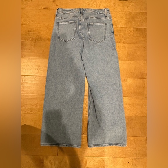 Quince Bella Stretch Relaxed Straight Jeans light blue sz 31 inseam 28 - Picture 5 of 6